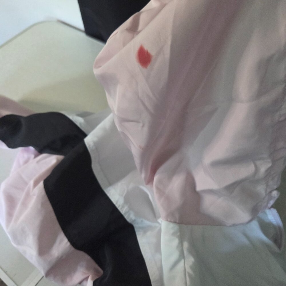 New Look Supreme Windbreaker Pink And White Size XL - Picture 7 of 8